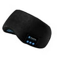 thumbnail image 3 of Seitruly Sleep Eye Blinder Bluetooth Stereo Sound Eye Patch Wireless Music Blackout Eyepatch con micrófono incorporado, negro Type2 NO2, 3 of 6