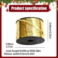 thumbnail image 3 of Metallic Gold Curling Ribbon, 100 Yds, Gift Wrapping Ribbon for Holiday, Party, Balloon & Craft Decor, 3 of 5