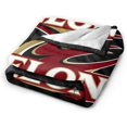 thumbnail image 2 of Elon University Fleece Blanket, Very Soft Microfiber Flannel Blanket for Couch Warm and Cozy for All Seasons, 2 of 6