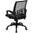thumbnail image 3 of Flash Furniture Mid-Back Computer Chair with Black Leather Seat, 3 of 4
