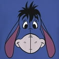 thumbnail image 2 of Junior's Winnie the Pooh Eeyore Big Face Graphic Tee Royal Blue Large, 2 of 3