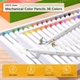 thumbnail image 5 of Kaco KALOR 36 Premium Color Mechanical Pencil Set, Refillable Soft Lead Cores, 36 Count, Pack of 1 Color Box, Drawing Sketching Pens Painting Supplies, 5 of 9