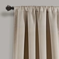 thumbnail image 6 of Lush Decor Insulated Rod Pocket Blackout Window Panels Dark Gray 84 x 52, 6 of 11