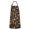 Fireman and Uniform, variant on Fireman and Bucket White Pattern Apron for Women with Pockets, Cotton Linen Waterproof Adjustable Apron for Kitchen Cooking Gardening BBQ Salon 33"x27"