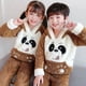 thumbnail image 3 of Conjunto de pijama de franela para niña grande, ropa de dormir de manga larga con estampado bonito, para otoño e invierno, regalo de Navidad, 3 of 4