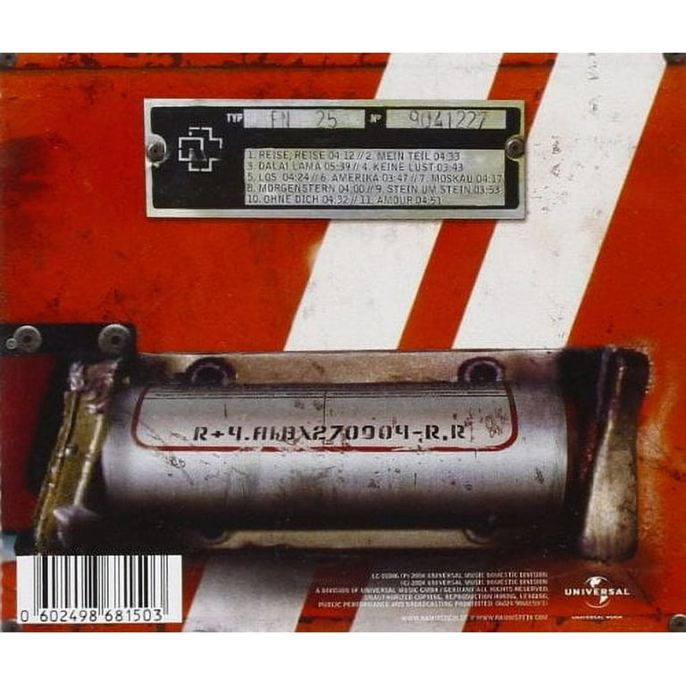 Rammstein - Reise Reise - Music & Performance - CD - Walmart.com