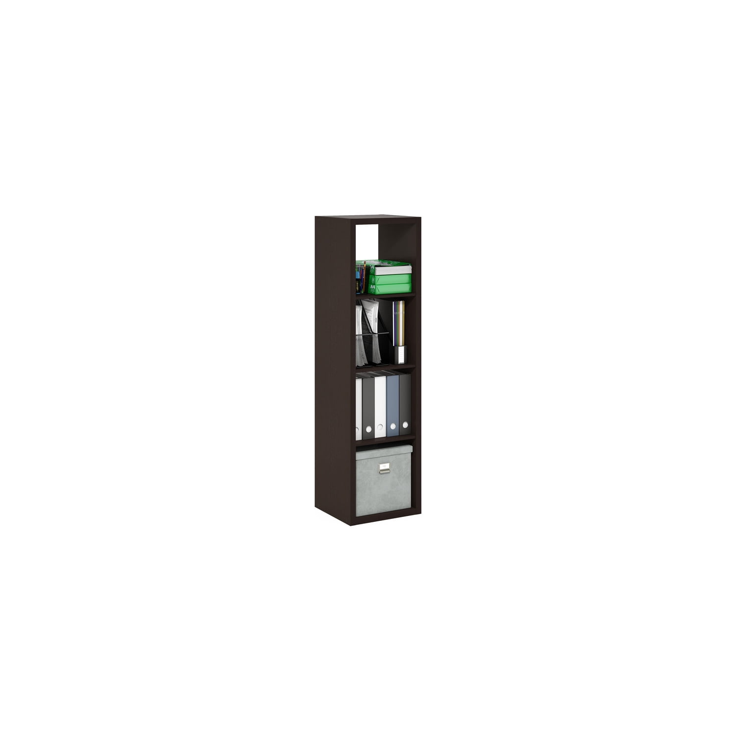 Medieval Moods Open Back Decorative Cube Storage Organizer Sturdy -Cube Design for Versatile Use, Space Saving Stylish Storage Unit