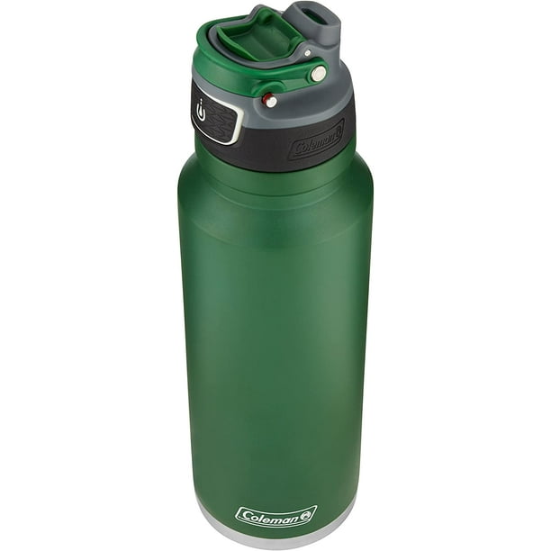 coleman switch autospout insulated stainless steel water bottle