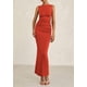 thumbnail image 4 of Vestido midi PRETTYGARDEN, ajustado fruncido de verano 2025 para mujer, 4 of 9
