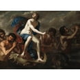 thumbnail image 2 of Bernardo Cavallino 24x19 Gold Ornate Framed and Double Matted Museum Art Print Titled - The Triumph of Galatea (C. 1650), 2 of 4
