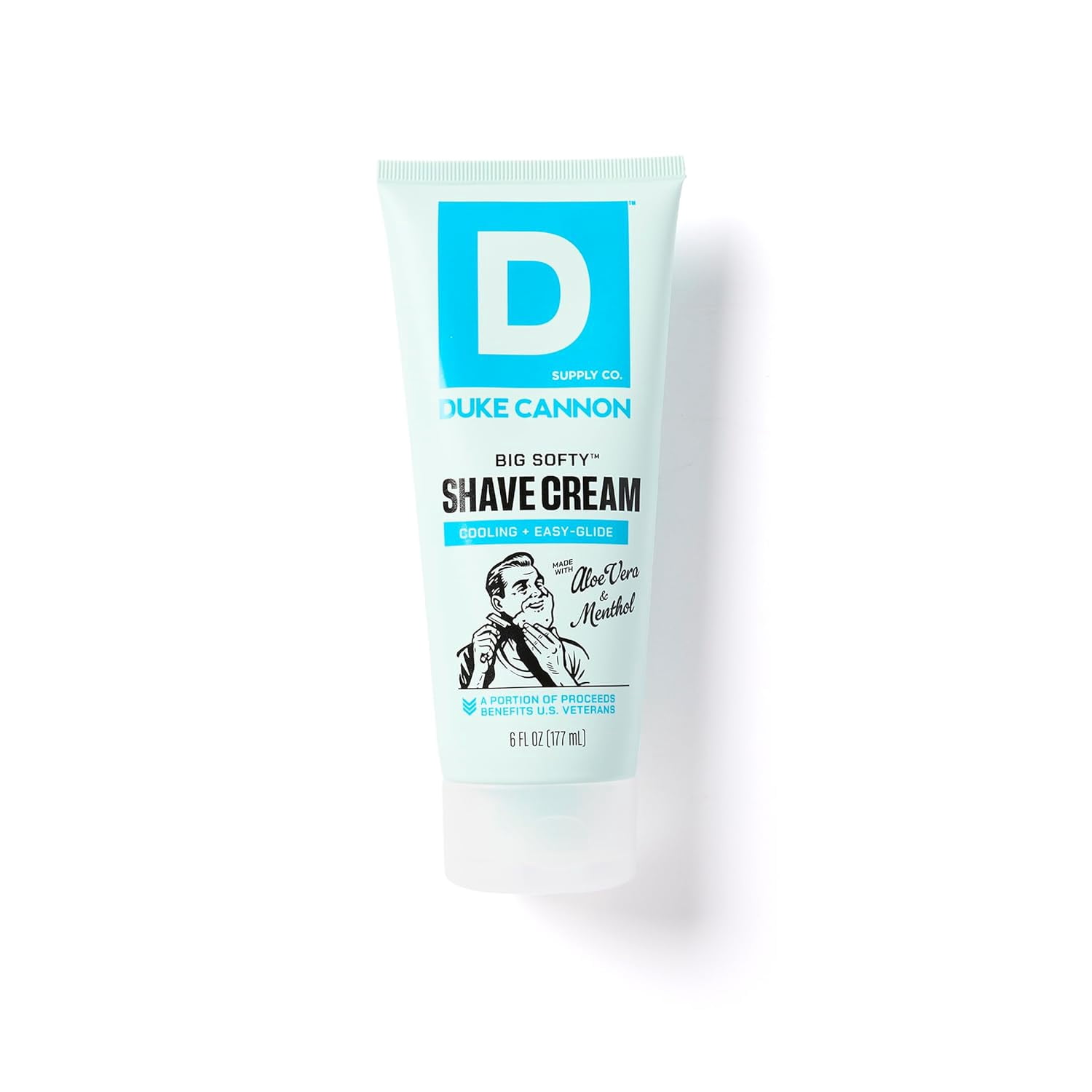 Duke Cannon Supply Co. Big Softy Shaving Cream for Men, 6 fl oz