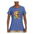thumbnail image 3 of Colorful Pitbul | People Will Know How Large Your Soul | Dean Russo Art Animal Lover Womens T-Shirt, Light Blue, X-Large, 3 of 6