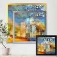 thumbnail image 4 of Designart 'Skypscrapers In Futuristic City' Modern Framed Art Print, 4 of 4