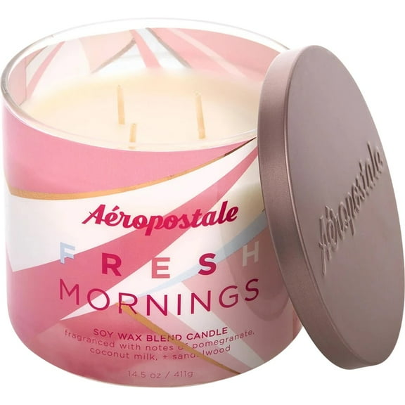 Aeropostale Fresh Mornings Scented Candle 14.5oz