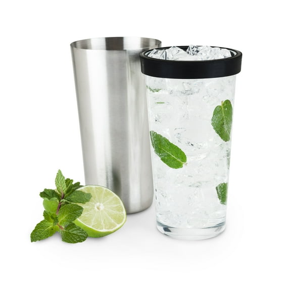 True Barkeep Boston Shaker for Cocktails, Home Bar 28 oz and 16 oz Set of 2