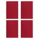 thumbnail image 1 of Matsuzay 4 Piezas Manteles Individuales de Lino Lavables Antideslizantes Vino Rojo, 1 of 6