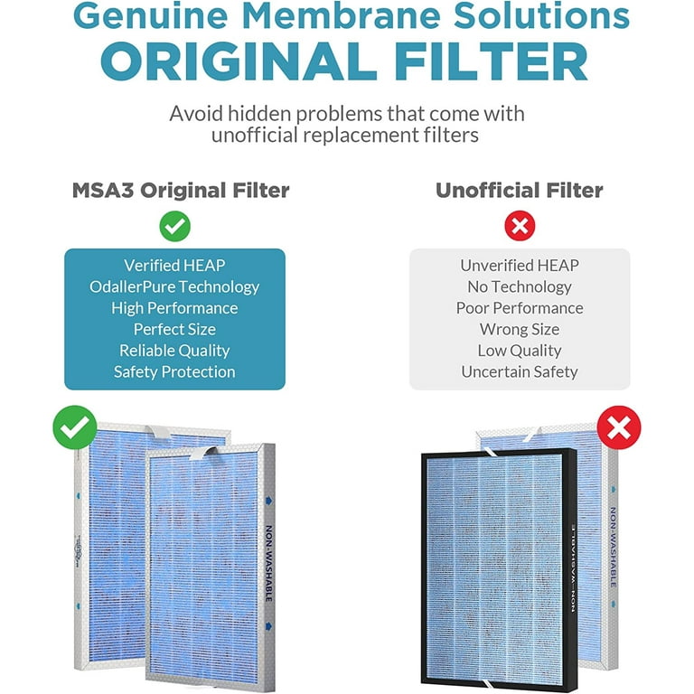 Membrane solutions 2024 air purifier msa3