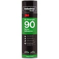 thumbnail image 1 of 3M Hi-Strength 90 Spray Adhesive, Permanent, Bonds Laminate, Wood, Concrete, Metal, Plastic, Clear Glue, Net Wt 17.6 oz, Will Spray Upside Down Only, 1 of 4