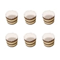 thumbnail image 1 of Injueey 6 piezas Home Bakery Hotel PU Cupcake artificial Fiesta Banquete Exposición Simulación Cupcakes Prop Decoración de pasteles Kits de decoración para fiestas Injueey HA083159-01, 1 of 6