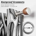 thumbnail image 2 of Outdoor Curtains for Patio Waterproof, Black White Striped Outdoor Privacy Panels Grommet, Farmhouse Stripes Modern Abstract Art Blackout Outside Curtains for Porch/Cabana 54"x108", 2 Panels, 2 of 8