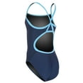 thumbnail image 5 of Sporti Piped Splice Wide Strap One Piece Swimsuit, High Cut, Unpadded, Athletic (Girls), 5 of 9