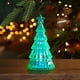 thumbnail image 5 of Adornos navideños Mini árbol de Navidad de cristal luminoso Adorno de escritorio Regalo navideño para niños Luces decorativas, 5 of 5