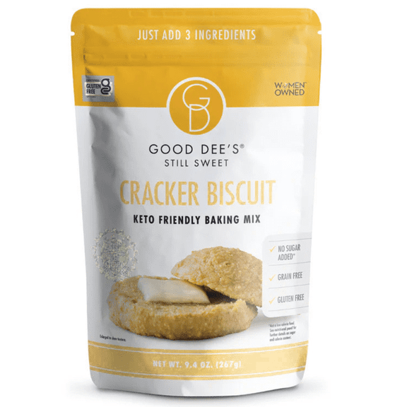 Low Carb Baking Mix, Cracker Biscuit Mix, 9.4 oz (267 g), Good Dee's