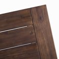 thumbnail image 5 of GDF Studio Bowman Outdoor Acacia Wood Benches, Set of 2, Sandblasted Dark Brown and White, 5 of 7