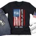 thumbnail image 3 of 250th Birthday USA Shirt, America Independence Day Tee, 1776-2026 Patriotic Shirt, 4th of July T-Shirt, Semiquincentennial Gift, US Pride, 3 of 4