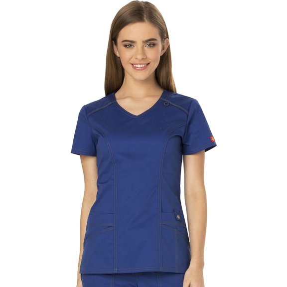 Dickies Gen Flex Scrubs Top for Women V-Neck 85812