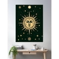 thumbnail image 2 of Bloom Theory Vintage Sun And Moon Retro Solar Poster Wall Art, Modern Wall Decor, 16x24 UNFRAMED, 2 of 3