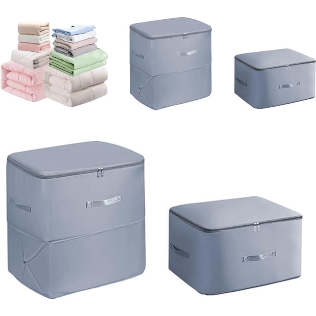 Organizador Autocomprimible Ultra Comprimible, Bolsas de Organizador para Edredones, Bolsa de Almacenamiento Plegable de Ahorra Espacio para Edredones, Mantas, Colchas, Ropa de Cama, Ropa