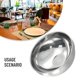 thumbnail image 5 of 1pc Stainless Steel Bowls Double Layer Insulation Deep Dish Tableware Kitchen Tools And Gadgets For Salad Rice Sauce, 5 of 11
