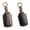 Black, variant on Hand‑Sewn Leather Key Fob Cover, Toyota 3‑Button Smart Key Case, Compatible with 4Runner, Tundra, Tacoma, Genuine Cowhide, Signal‑Friendly, Anti‑Scratch Protection (Brown)