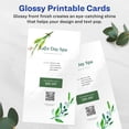 thumbnail image 2 of Avery Printable Postcards, 6" x 11", Glossy White, 10ct, 2 of 8