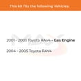 thumbnail image 2 of Max Advanced Brakes - Brake Kit for 2001 2002 2003 Toyota RAV4 Gas Engine 2004 2005 Toyota RAV4 Front Replacement Disc Brake Rotors and Ceramic Brake Pads, 2 of 9