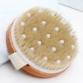 thumbnail image 3 of Cepillo Corporal para Baño Masaje Exfoliante de Cerdas Naturales para Eliminar Toxinas de la Piel Muerta para el Cuerpo Exfolia y Estimula la Circulación Sanguínea Durante, 3 of 5