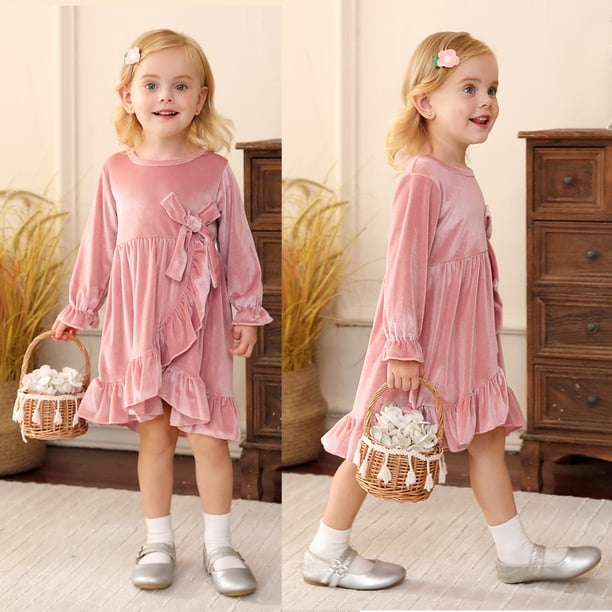 Younger Tree Kids Toddler Dress Baby Girls Fall Dresses Ruffle Long Sleeve Bowknot Casual Winter Dress for 2-3T - Walmart Business Supplies Younger Tree Kids Toddler Dress Baby Girls Fall Dresses Ruffle Long Sleeve Bowknot Casual Winter Dress for 2-3T - Walmart Business Supplies
