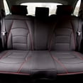 thumbnail image 3 of Ultra Comfort High Grade Leather Seat Covers For Car Truck SUV Van - Rear Set, 3 of 4