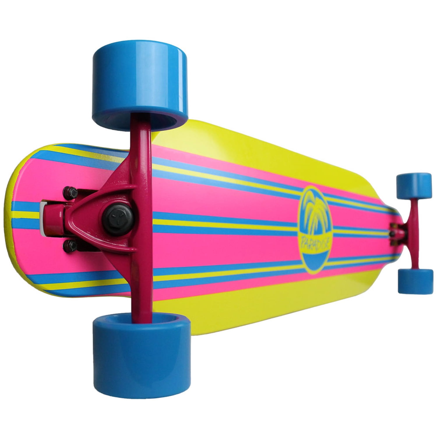 Paradise White Sunset Complete Longboard 9.5x39.5-Inch 