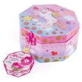 thumbnail image 2 of Hot Focus Musical Girls Jewelry Box Rainbow Unicorn Music Jewel Storage Box Plays Beethovens Fr Elise (HFC-301UC), 2 of 5