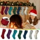 thumbnail image 1 of Bolsa de Regalo Grande de Lana Tejida para Decoración Navideña de Pared | Ideal para Dulces, Tarjetas Navideñas y Pequeños Regalos | Diseño con Árbol de Navidad y Copos de Nieve | Tela No Tejida | Ta, 1 of 7