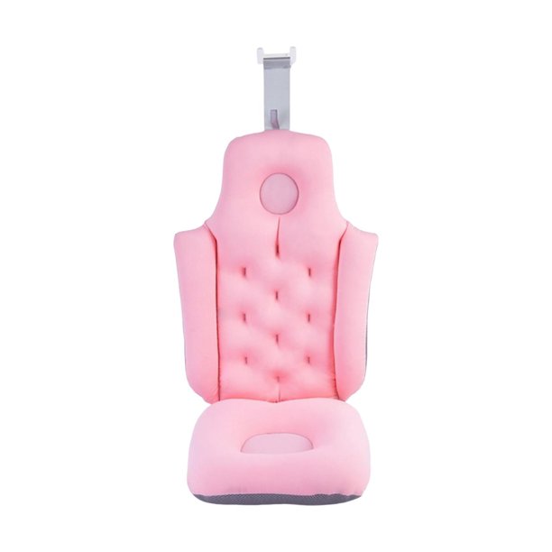 Kearding Accesorios de cojín de bañera de cuerpo completo transpirable impermeable para bañera de baño rosa Accesorios de baño Rosa