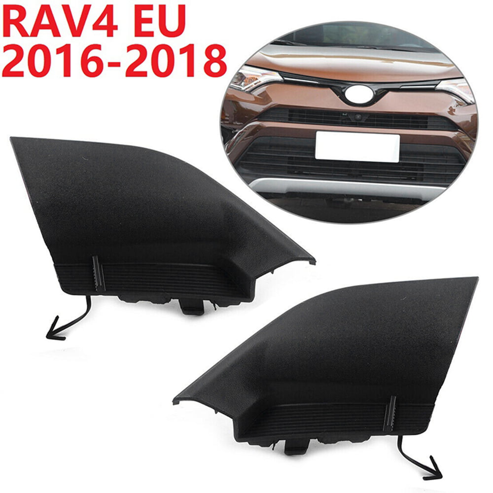 XQSMWF Front Bumper Tow Eye Cover Compatible with Toyota RAV4 2016-2018 Driver and Passenger Side TO1029108 TO1029107 532850R080 532860R080