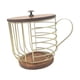 thumbnail image 5 of Organizador de cápsulas de café, recipiente para 25 cápsulas de café de 52 mm, café moderno oro, 5 of 7