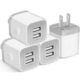thumbnail image 1 of Cargador de pared USB X-EDITION, paquete de 4, 2.1A, doble puerto, 1 of 7