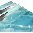 thumbnail image 3 of Wolves in Winter Snow Shower Curtain Waterproof Fabric with 12 Hooks Bathroom Decorative Bath Curtain Set Polyester Fabric Machine Washable 60 x 72 Inch, 3 of 6