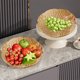 thumbnail image 4 of Campana Para Cocina Extravagant Plastic Flower Fruit Tray Ins High Value Household Table Spit Skull Tray Candy Dessert Snacks Tray, 4 of 6