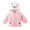 Pink, variant on Stamzod Toddler Clothes Girls Boys Cute Bear Ear Hooded Fleece Jacket Casual Warm Zip Up Sherpa Winter Coat with Pockets Blue B 1-2Years