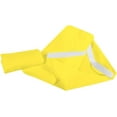 thumbnail image 3 of Daycare Cot Sheets -Kids Cot Sheet for Stackable Cots for Preschool - Cotton - Corner Elastic Loops - Cot Bed Fitted Sheet 1000 TC Pre-School Cot Sheet Pack Of 6 (23"X40", Yellow), 3 of 8